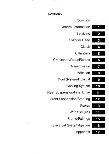 Triumph T300 750 1200 Motorcycle Service Manual | 1991-1999 - sample page 4
