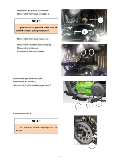 Benelli V302C Motorcycle Service Manual | 2023-2026 - sample page 4
