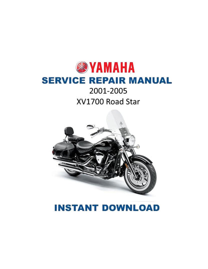 Yamaha XV1700 Road Star Motorcycle Service Manual | 2001-2005 - Service Manual PDF Instant Download