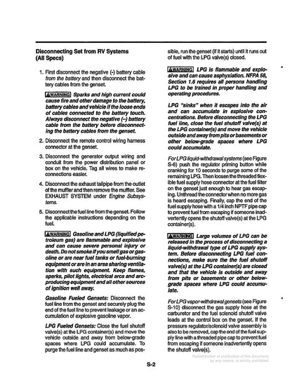Cummins Onan BGE NHE Emerald Plus RV Generator Service Manual | 1994-1998 - sample page 6