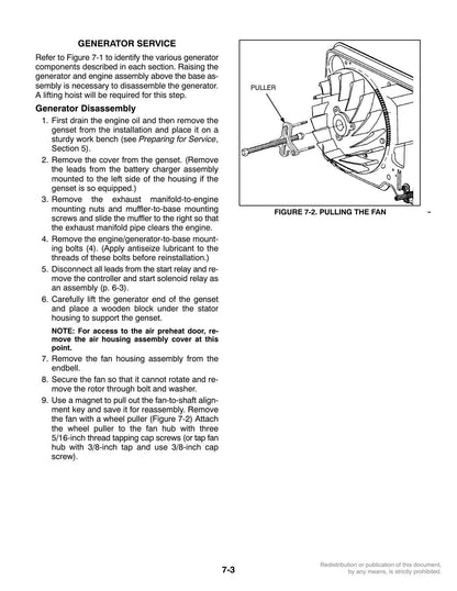 Onan KY KYD RV GenSet Generator Service Manual | 2006-2010 - sample page 4
