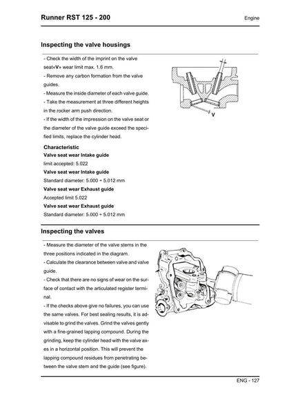 Piaggio Gilera Runner RST 125 200 Scooter Service Manual | 2007-2011 - sample page 6