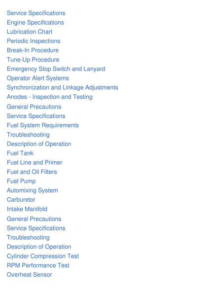 Tohatsu M 40 50 60 70 80 90 115 140 HP Outboard Service Manual | 2005-2009 - sample page 7