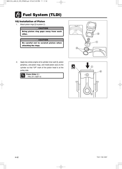 Tohatsu TLDI MD 115A Outboard Service Manual | 2007-2011 - sample page 2