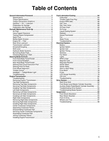Tracker Offroad 300 ATV Service Manual | 2024-2026 - sample page 9