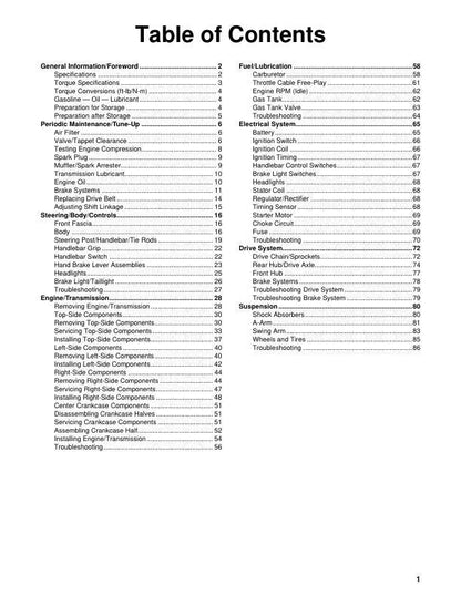 Tracker Offroad 90 ATV Service Manual | 2024-2026 - sample page 4