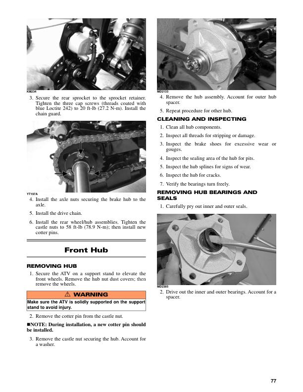 Tracker Offroad 90 ATV Service Manual | 2024-2026 - sample page 9