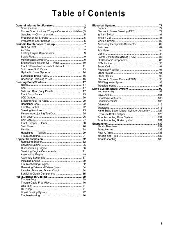 Tracker Offroad 600 ATV Service Manual | 2024-2026 - sample page 3