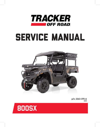 Tracker Offroad 800 SX UTV Service Manual | 2023-2026 - sample page 2