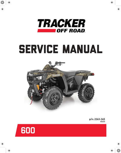 Tracker Offroad 600 ATV Service Manual | 2023 - sample page 2