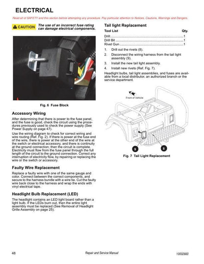 Tracker Offroad EViS UTV Service Manual | 2020-2026 - sample page 4
