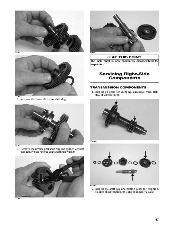 Tracker Offroad 90 ATV Service Manual | 2022 - sample page 6