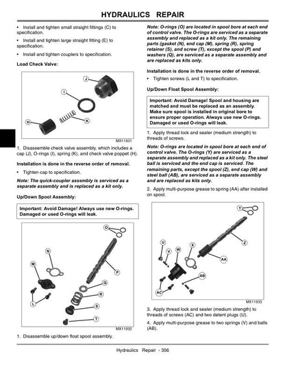 John Deere X700 X720 X724 X728 Tractor Service Manual - sample page 6