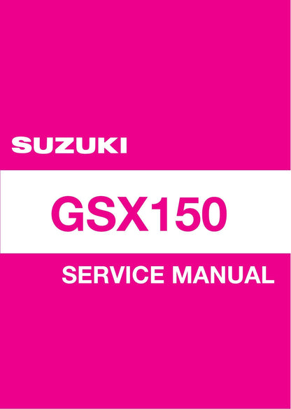 Suzuki GSX150 Motorcycle Service Manual | 2015-2019 - sample page 1