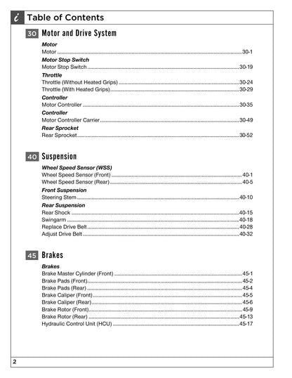 Zero Motorcycles SR F Motorcycle Service Manual | 2020-2021 - sample page 7