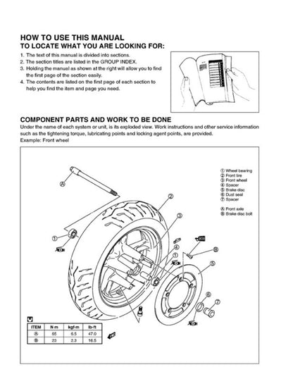 Suzuki Burgman AN400 Scooter Service Manual | 2003-2010 - sample page 4