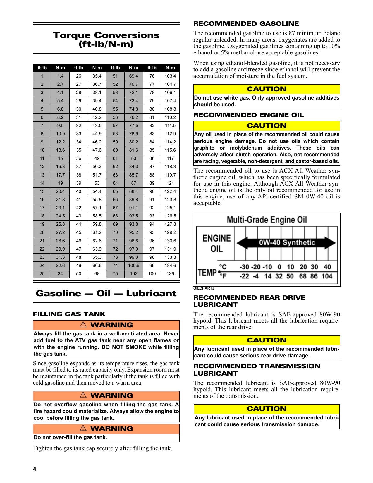 Tracker Off Road 300 ATV Service Manual | 2021-2025 - sample page 8