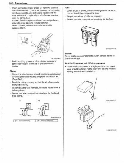 Suzuki Burgman 650 AN650 Scooter Service Manual | 2013-2016 - sample page 5