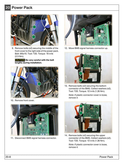 Zero Motorcycles SR F Motorcycle Service Manual | 2020-2021 - sample page 2
