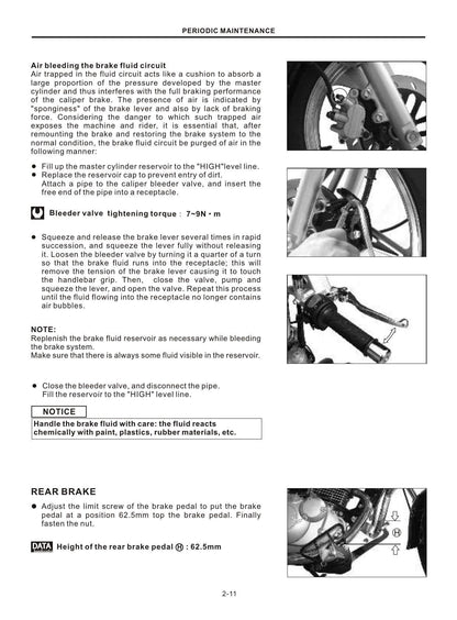 Suzuki GZ150 Motorcycle Service Manual | 2011-2015 - sample page 3