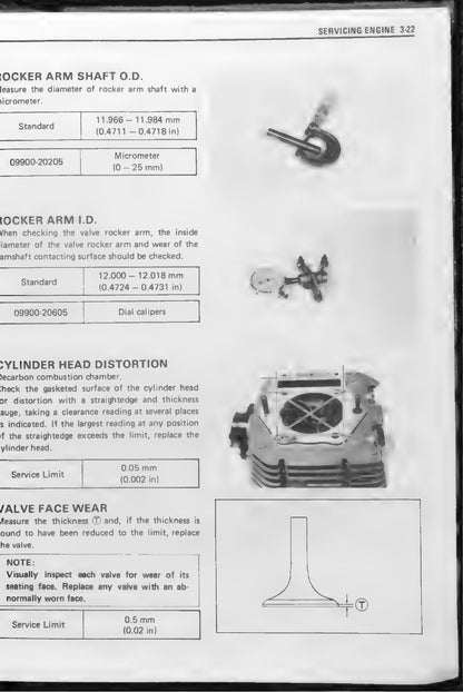 Suzuki DR600S DR500S Motorcycle Service Manual | 1985-1989 - sample page 6