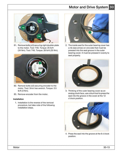 Zero Motorcycles SR F Motorcycle Service Manual | 2020-2021 - sample page 4