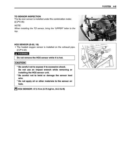Suzuki Burgman AN400 Scooter Service Manual | 2003-2010 - sample page 6