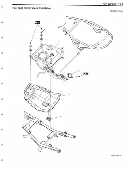 Suzuki Burgman 650 AN650 Scooter Service Manual | 2013-2016 - sample page 6