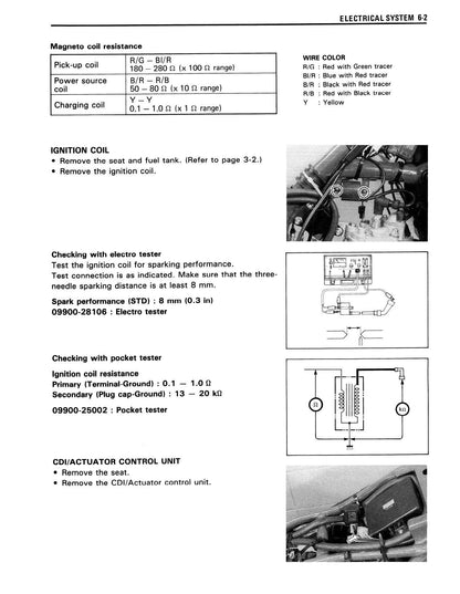Suzuki TS200R Motorcycle Service Manual | 1990-1994 - sample page 5