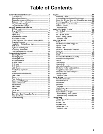 Tracker Off Road 800SX Crew UTV Service Manual | 2021-2025 - sample page 6