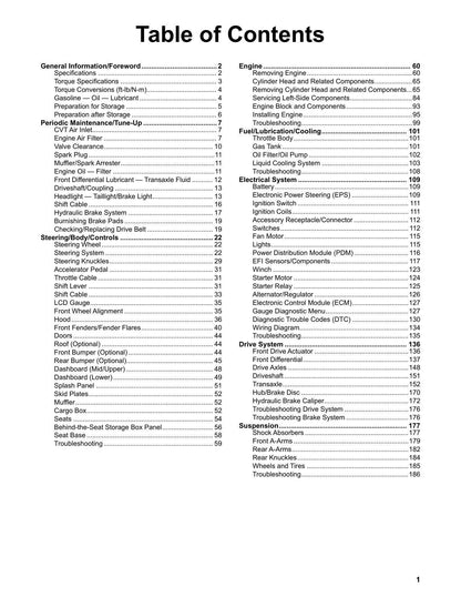 Tracker Off Road 800SX UTV Service Manual | 2021-2025 - sample page 2