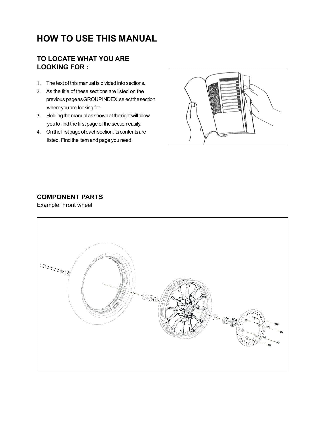 Hyosung GV125S Motorcycle Service Manual | 2019-2023 - sample page 6