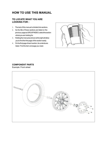 Hyosung GV125S Motorcycle Service Manual | 2019-2023 - sample page 6