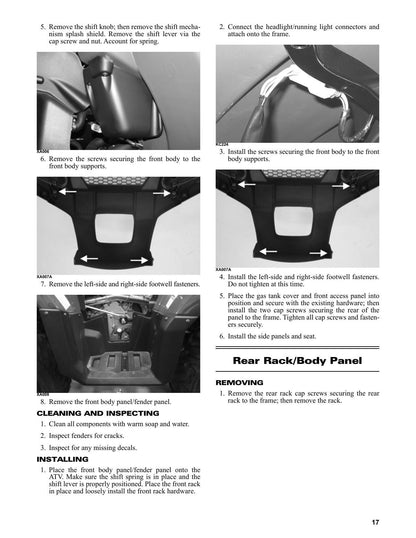 Tracker Off Road 450 ATV Service Manual | 2021-2025 - sample page 2