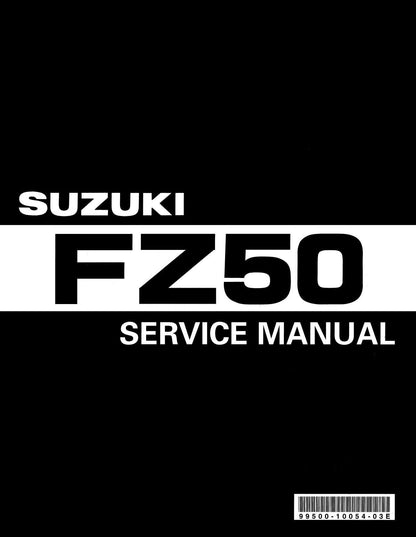 Suzuki FZ50 50cc Motorcycle Service Manual | 1979-1983 - sample page 1
