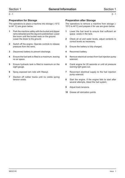 JCB 802.7 803 804 Plus Super Mini Excavator Service Manual | 1994-2005 - sample page 6