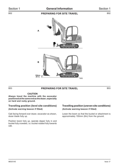 JCB 802.7 803 804 Plus Super Mini Excavator Service Manual | 1994-2005 - sample page 2