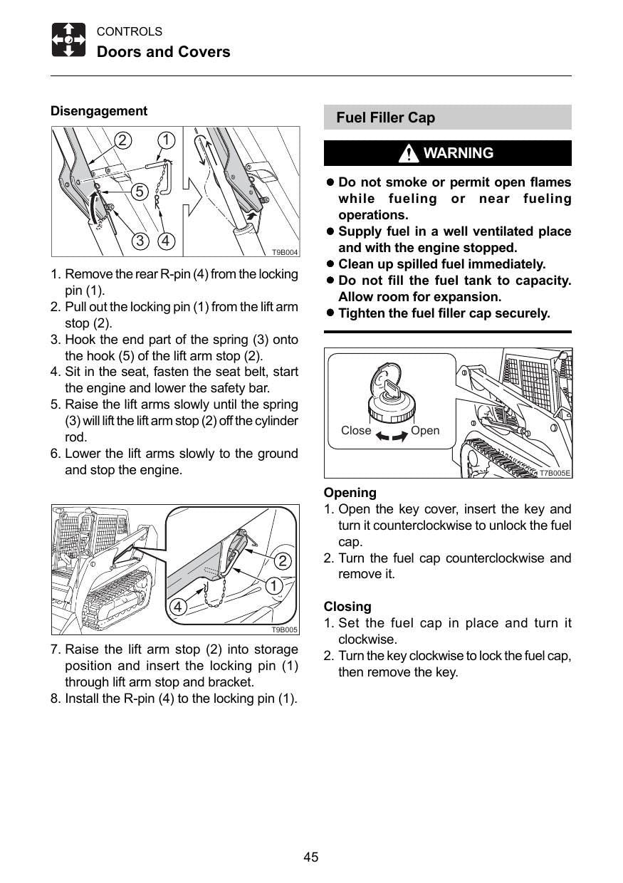 Takeuchi TL120 TL130 TL140 TL150 Crawler Loader Service Manual | 2014-2018 - sample page 5