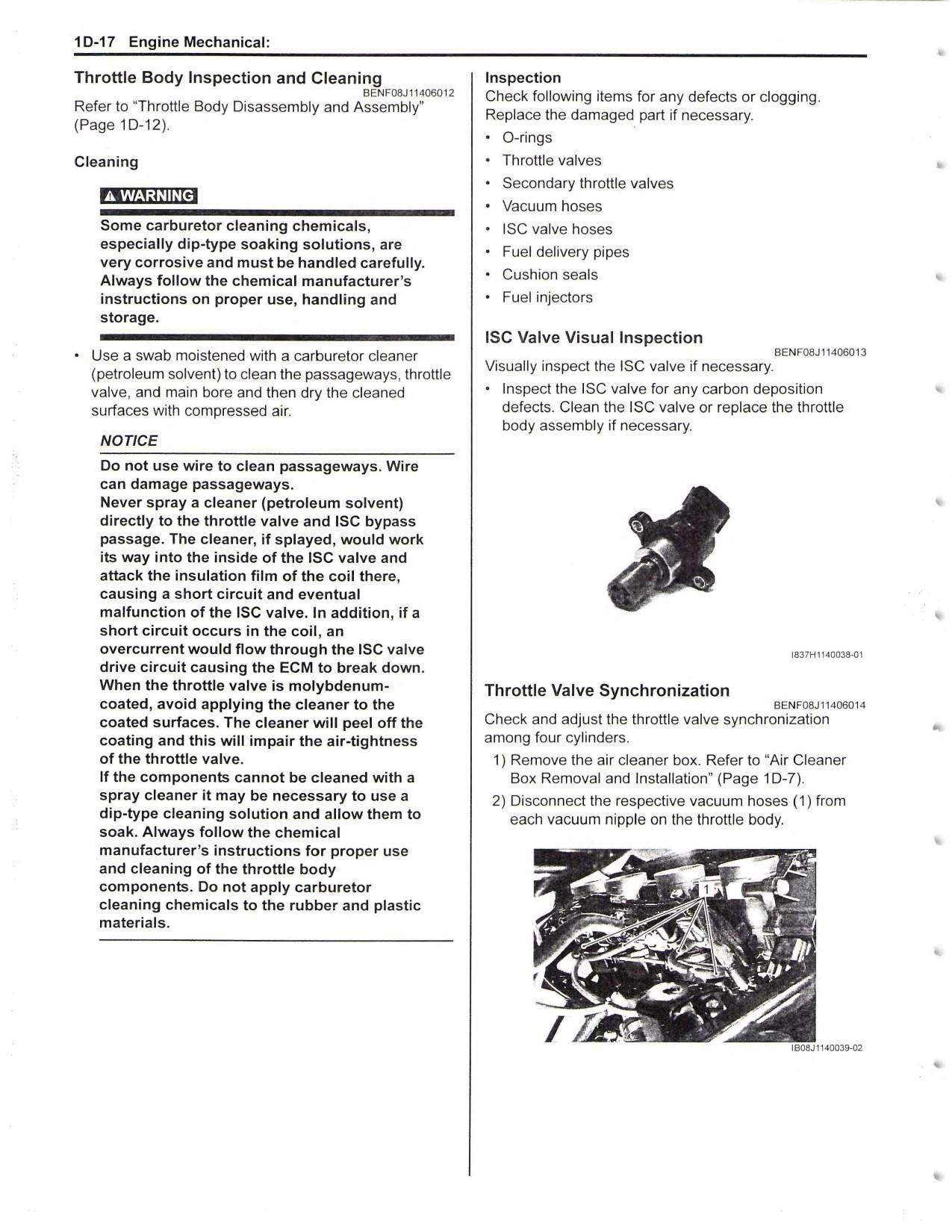 Suzuki GSX-S750 Motorcycle Service Manual | 2015-2019 - sample page 2