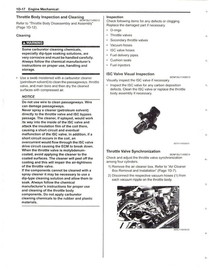 Suzuki GSX-S750 Motorcycle Service Manual | 2015-2019 - sample page 2
