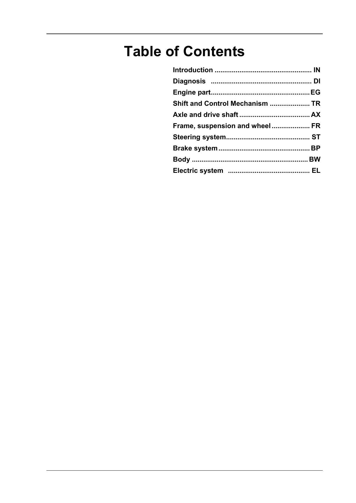 Foton Aumark C 1031 Philippines Light Truck Service Manual | 2013-2017 - sample page 2