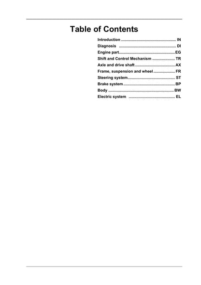 Foton Aumark C 1031 Philippines Light Truck Service Manual | 2013-2017 - sample page 2