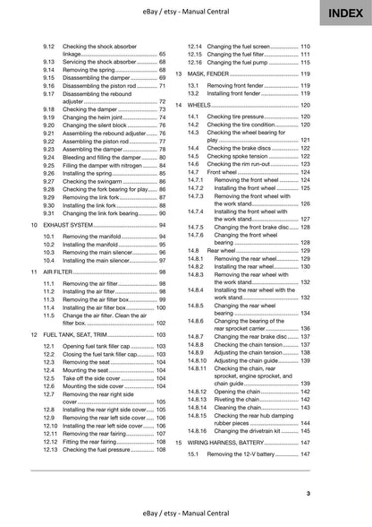 Husqvarna 701 Enduro Motorcycle Service Manual | 2021-2025 - sample page 6