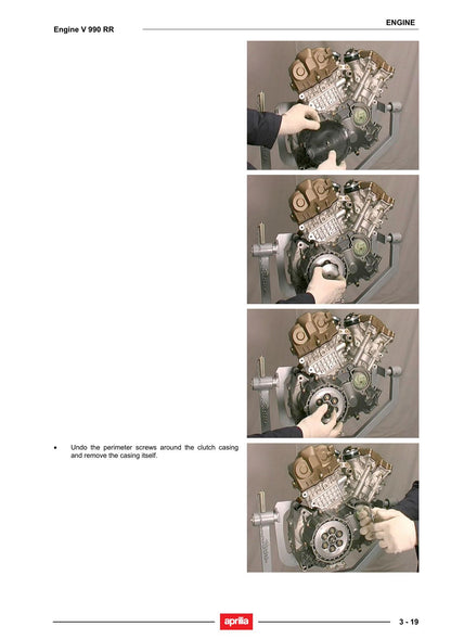 Aprilia V990 RR Motorcycle Service Manual | 2005-2009 - sample page 2
