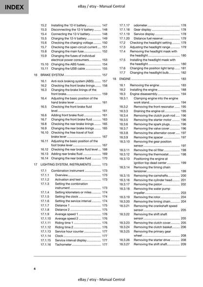 Husqvarna 701 Enduro Motorcycle Service Manual | 2021-2025 - sample page 7