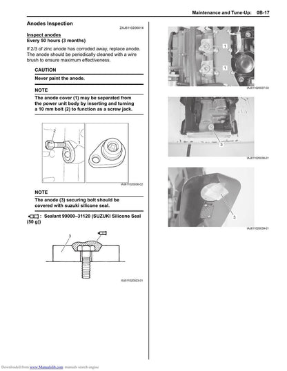 Suzuki DF60A DF60AT DF60ATH Outboard Service Manual | 2010-2014 - sample page 3