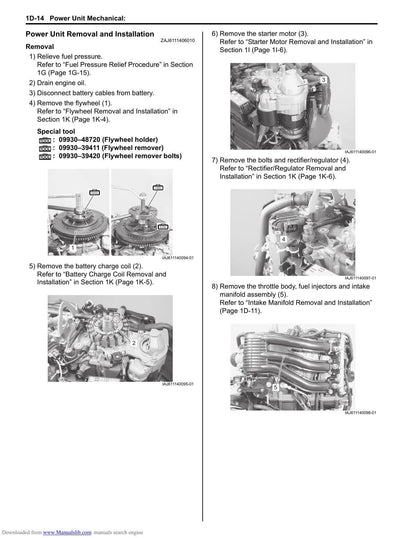 Suzuki DF60A DF60AT DF60ATH Outboard Service Manual | 2010-2014 - sample page 4