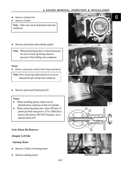 XY Powersports XY500 4x4 UTV Service Manual | 2010-2014 - sample page 2