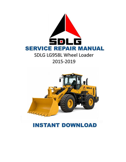 SDLG LG958L Wheel Loader Service Manual | 2015-2019 - sample page 1