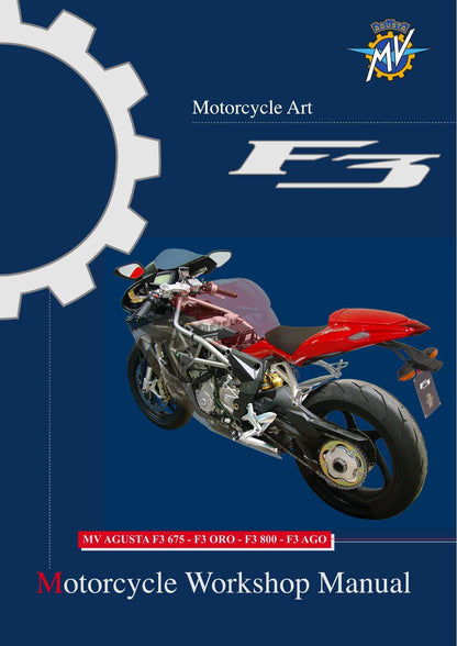 MV Agusta F3 675 800 ORO AGO Motorcycle Service Manual | 2014-2018 - sample page 1